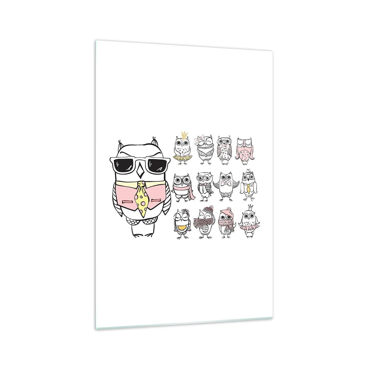 Üveg kép - Annyi lejátszandó szerep - 70x100 cm