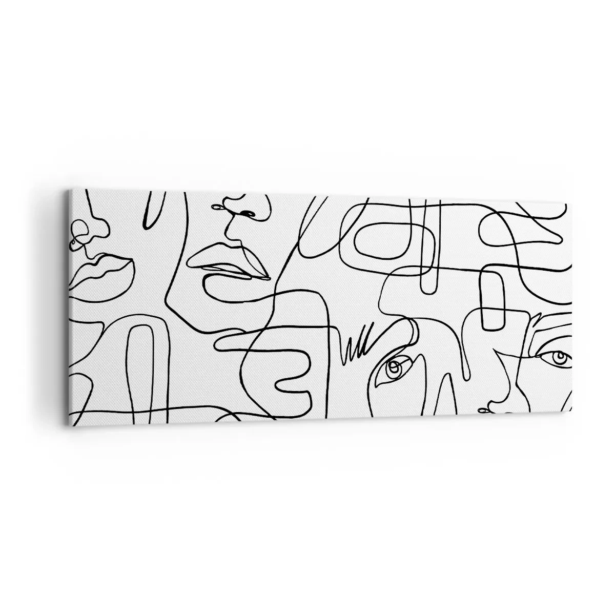 Vászonkép - Összegabalyodott érzelmekben - 120x50 cm