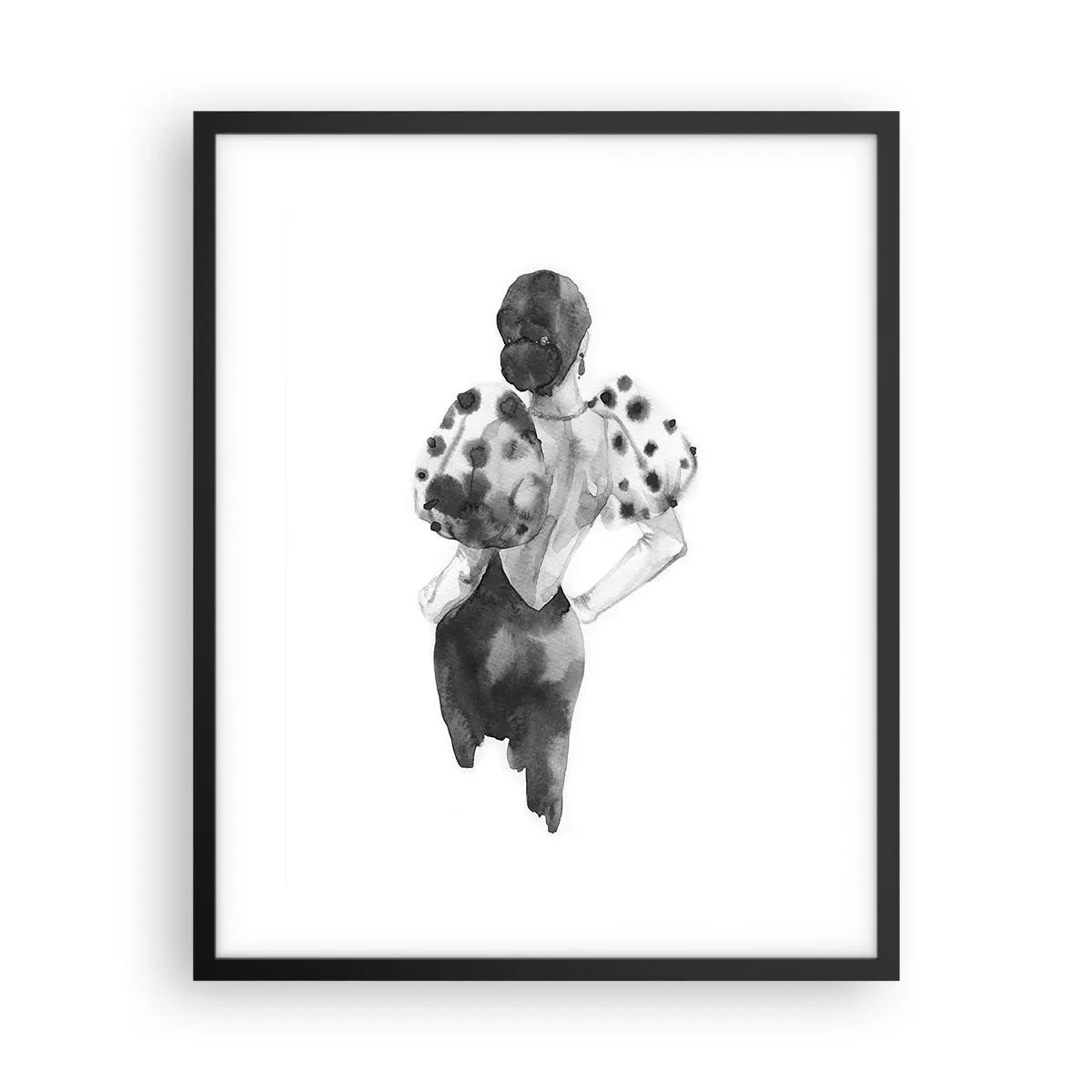 Poszter fehér keretben - Egyenesen elsétált mellettem - 40x50 cm