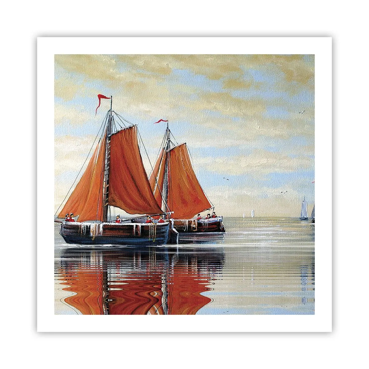 Poszter - Hé, vitorla, tengerész… - 60x60 cm