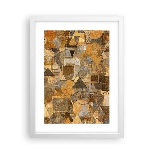 Poszter fekete keretben - Formában a világ - 30x40 cm