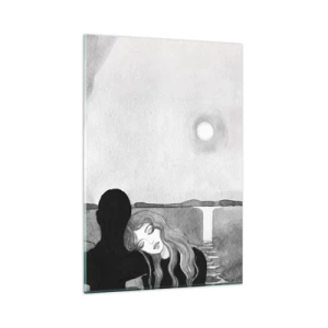 Üveg kép - Mindig titok - 80x120 cm