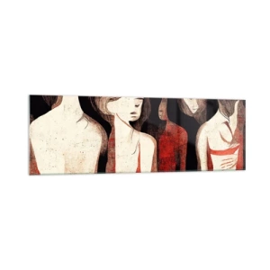 Üveg kép - A sötétség madonnái - 160x50 cm