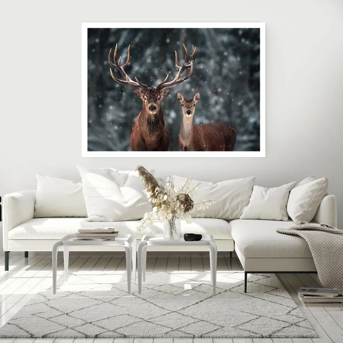 Poszter - Az erdő ura a feleségével - 91x61 cm