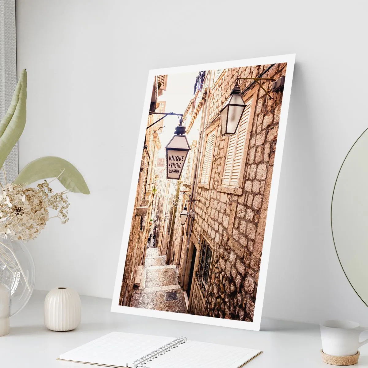 Poszter - Egy bájos mellékutca - 70x100 cm