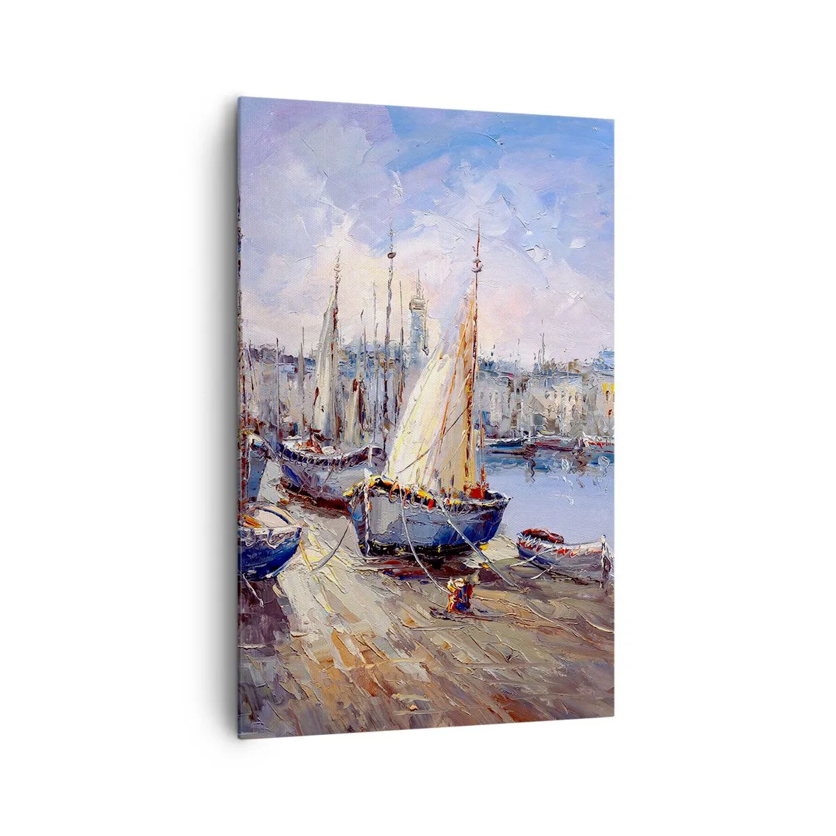 Vászonkép - Város az öböl mellett - 80x120 cm