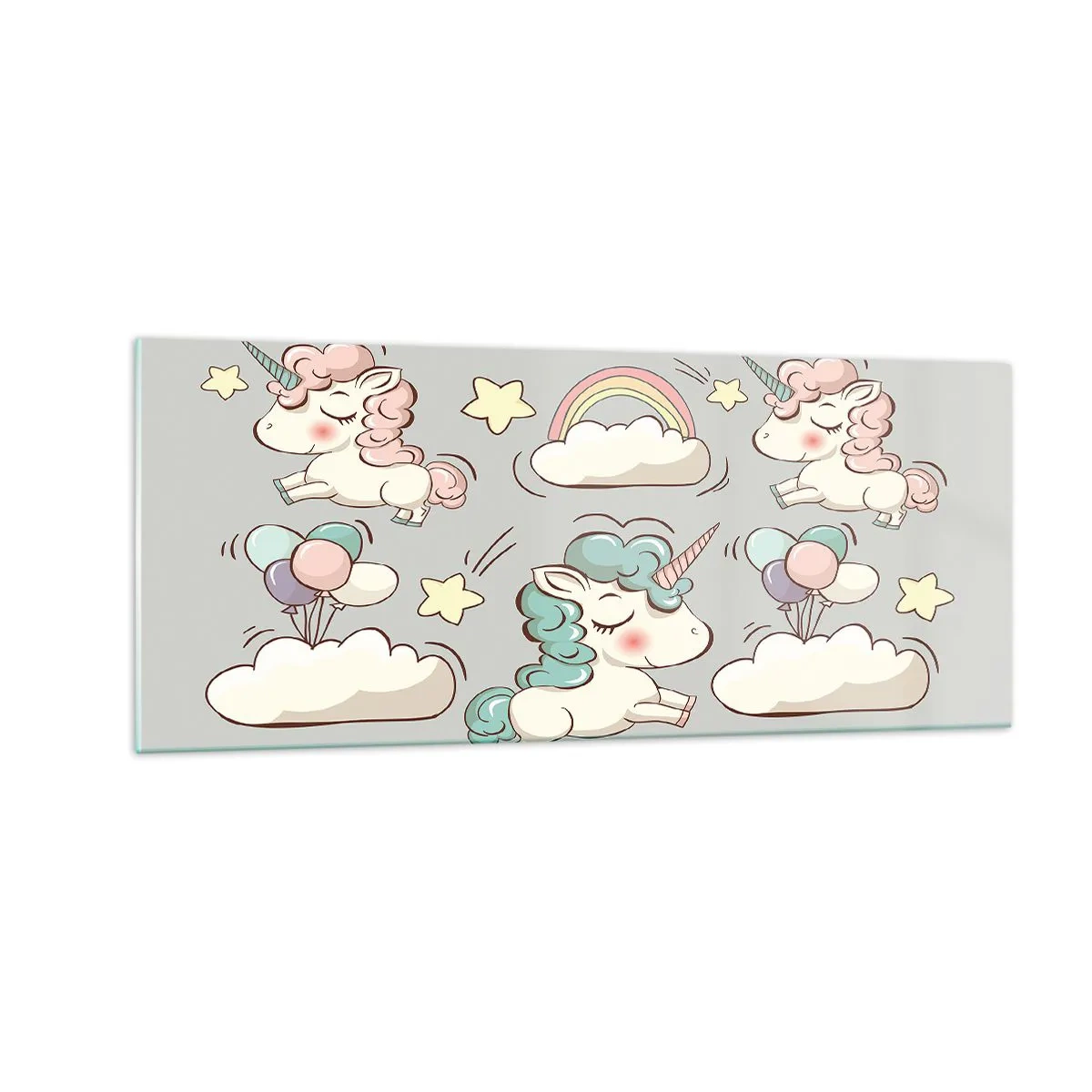 Üveg kép - Biztosan léteznek... - 100x40 cm