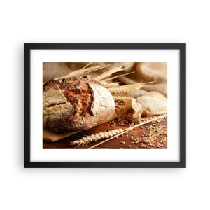 Poszter fehér keretben - Étvágygerjesztő, illatos, ropogós - 40x30 cm