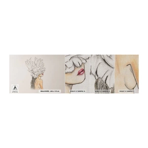 Fotótapéta Minta Premium Canvas - Koronás szépség - Absztrakció, Nő, Test - 100x30 cm