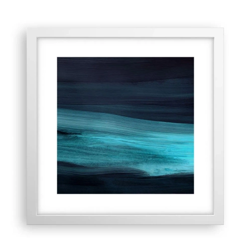 Poszter fekete keretben - Ússz az árral - 30x30 cm