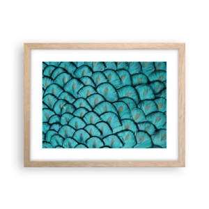 Poszter világos tölgy keretben - A tollak nagy gálája - 40x30 cm