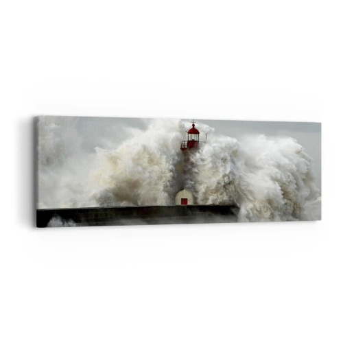 Vászonkép - Az óceán haragja - 90x30 cm
