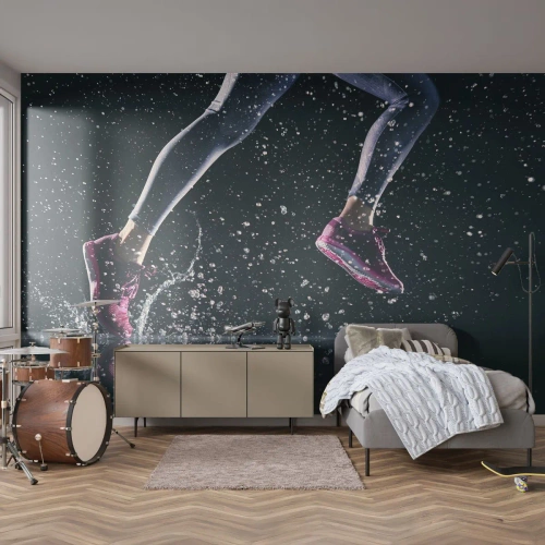 Fotótapéta Premium Sand - Amennyi erő van a lábakban - Sport, Kocogás, Futás - 100x70 cm