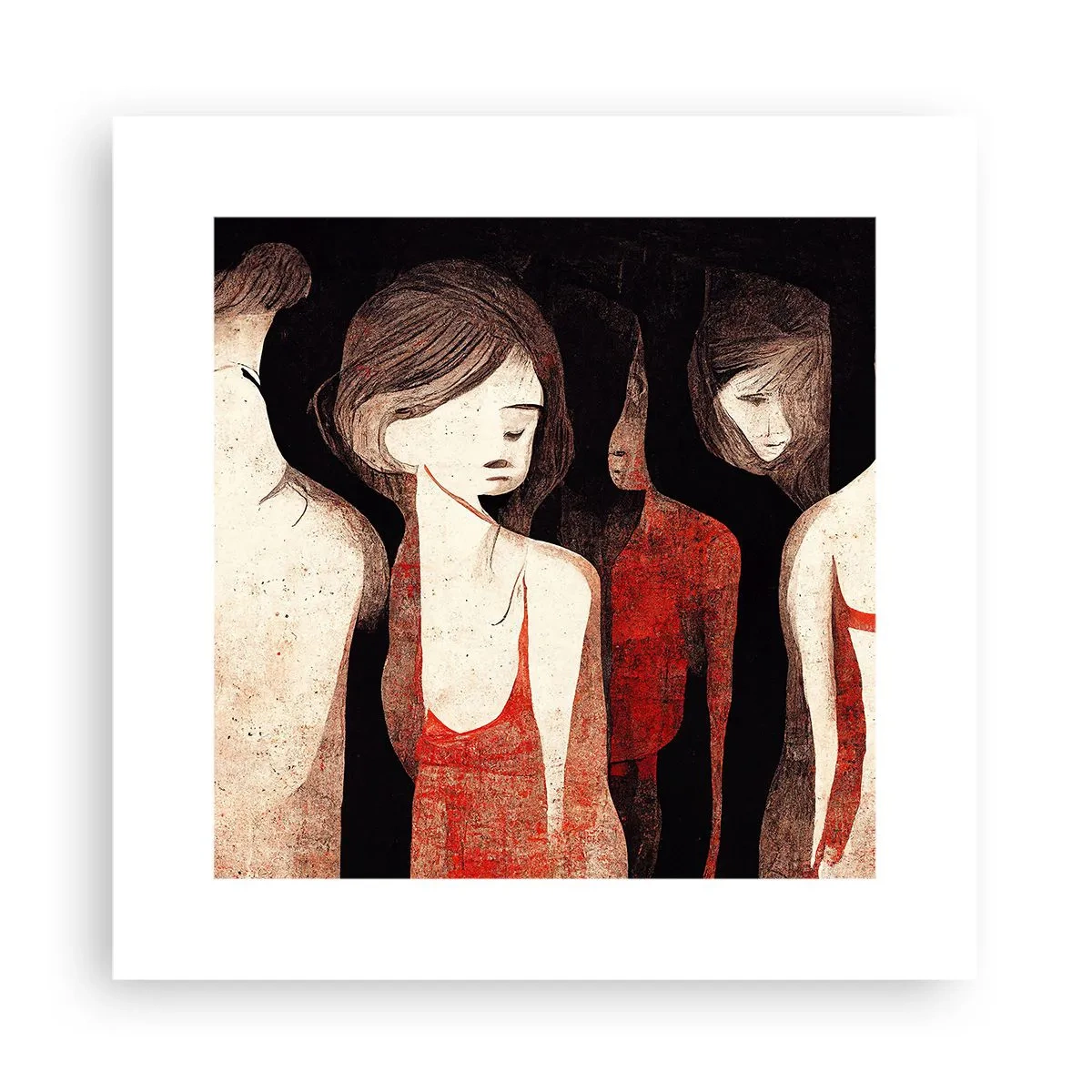 Poszter - A sötétség madonnái - 30x30 cm