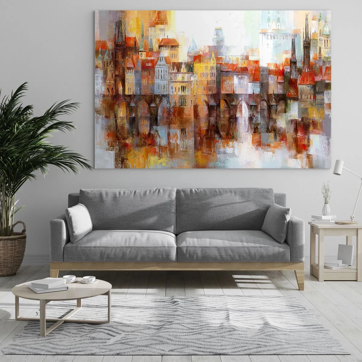 Üveg kép - A híd alatt is gyönyörű - 100x70 cm