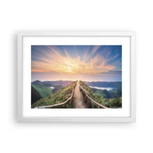 Poszter fekete keretben - Közel az éghez - 40x30 cm