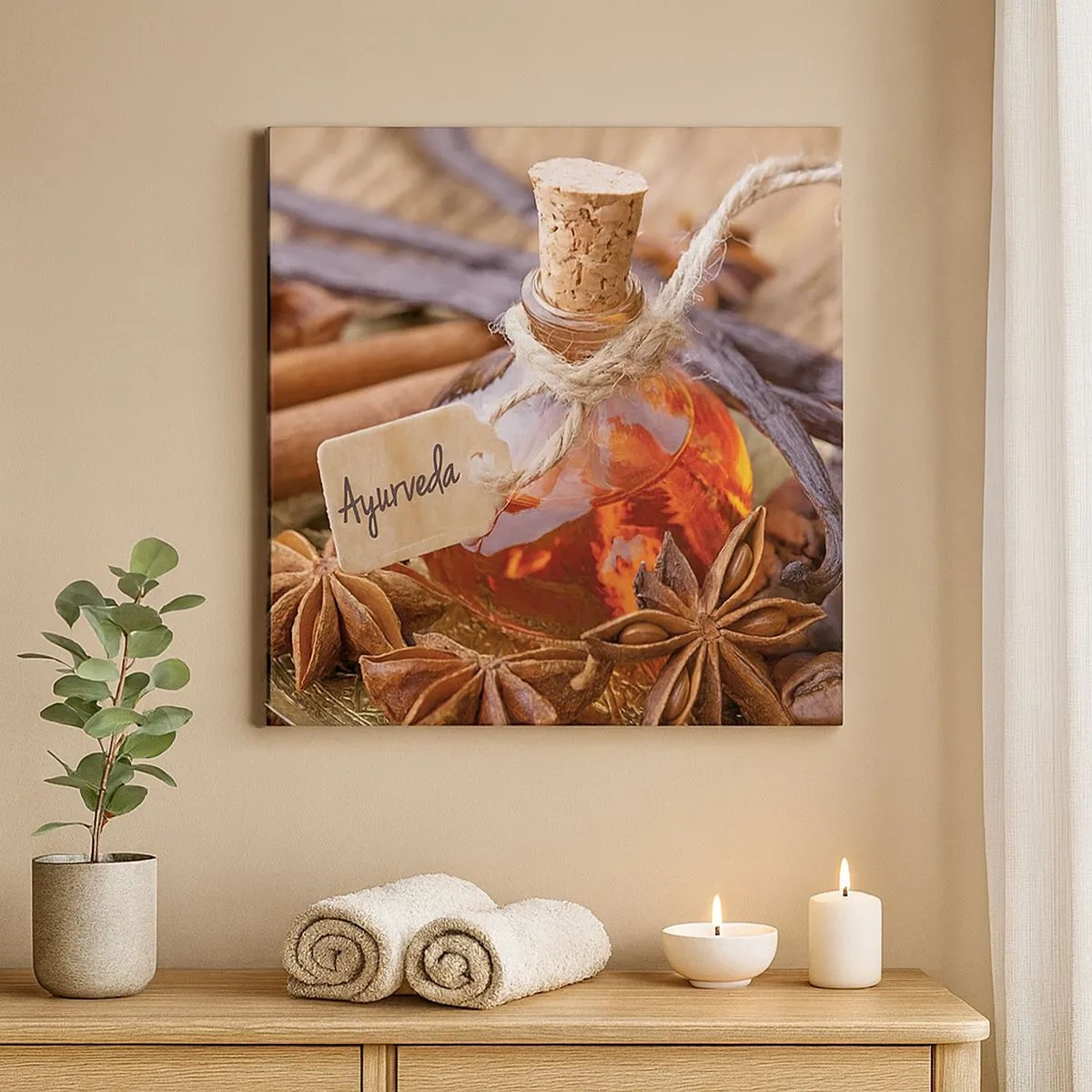 Vászonkép - A test és a lélek egysége felé - 30x30 cm