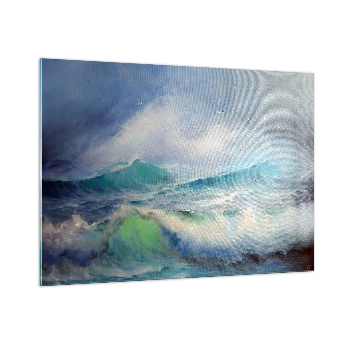 Üveg kép - "A forgószél diadalmasan üvöltött...” - 100x70 cm