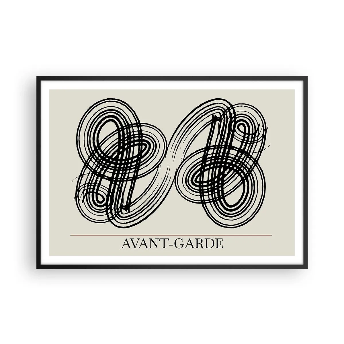 Poszter fehér keretben - Spontán jött ki - 100x70 cm