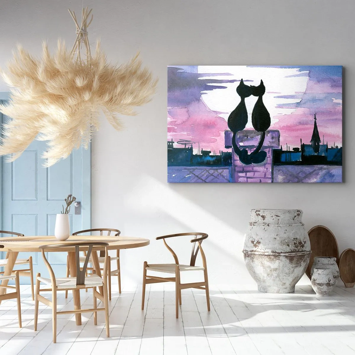 Vászonkép - Rendez-vous a holdfénynél - 70x50 cm