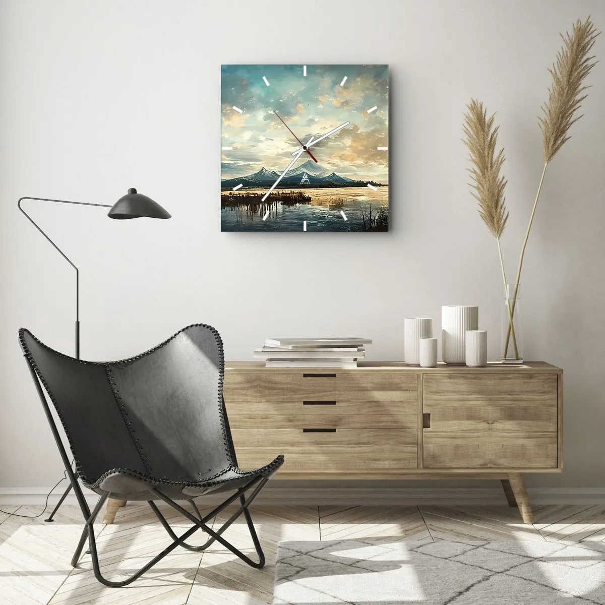 Falióra, Óra - Az ég védelme alatt - 40x40 cm