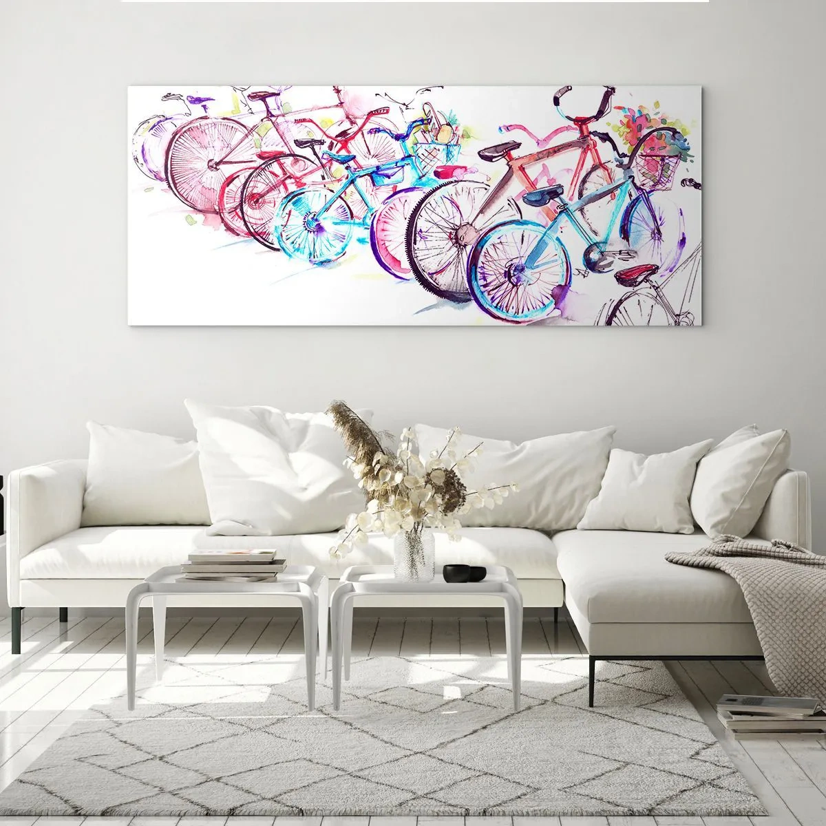 Üveg kép - Az Antymoto klub gyűlése - 140x50 cm