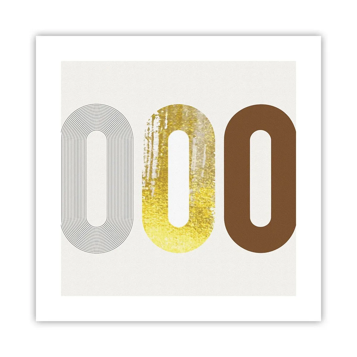 Poszter - Óóó! - 40x40 cm