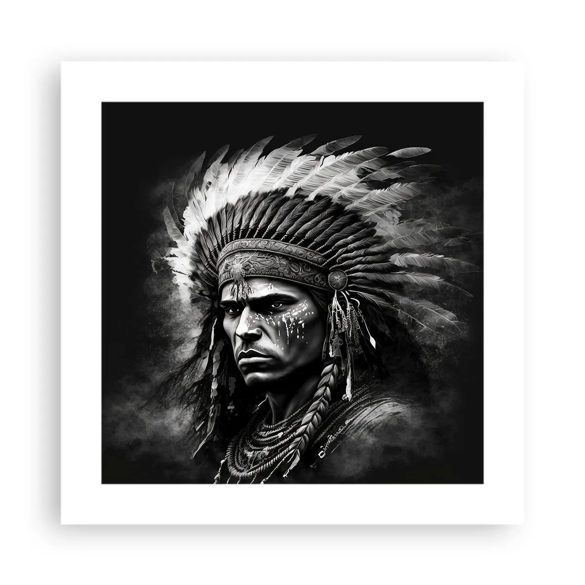 Poszter - Vezér és harcos - 40x40 cm