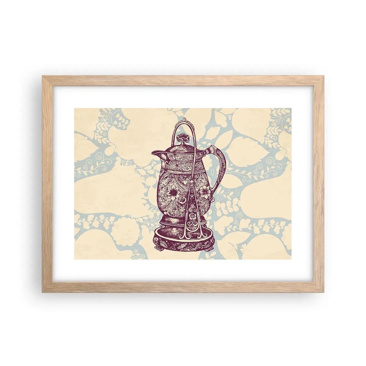 Poszter világos tölgy keretben - A mindennapi élet szépsége - 40x30 cm