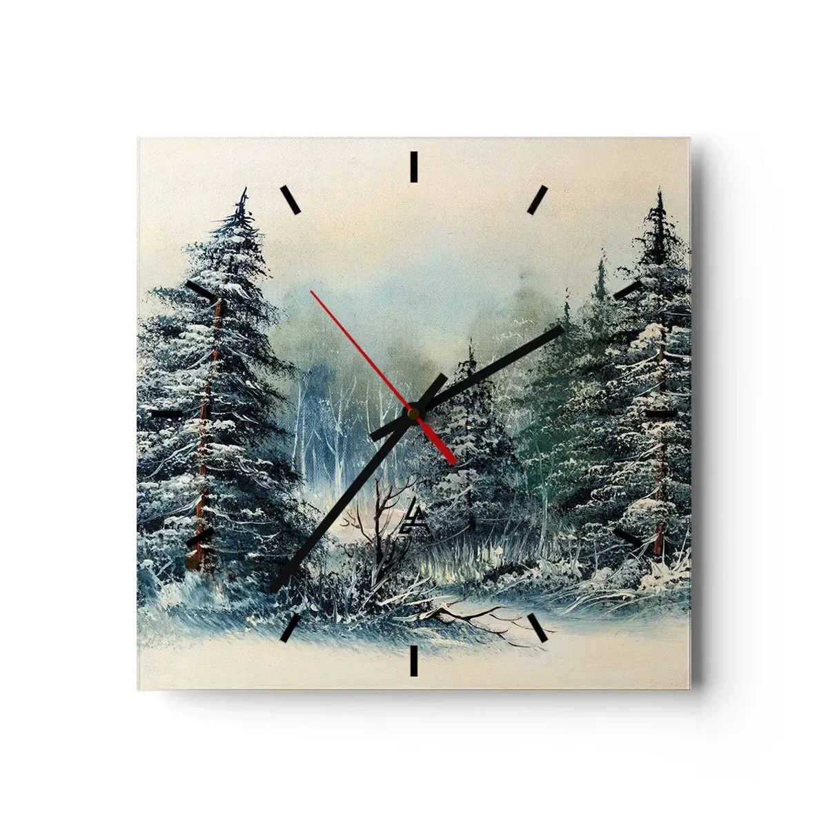 Falióra, Óra - Karácsonyra készen - 30x30 cm