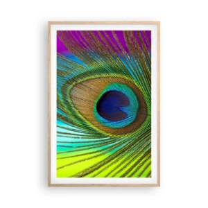 Poszter világos tölgy keretben - Szemtől szemben - 61x91 cm
