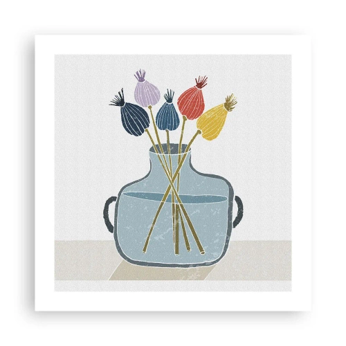 Poszter - Mint egy mákszem - 50x50 cm