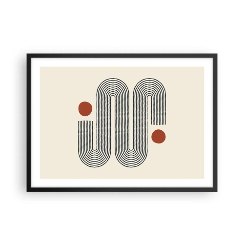 Poszter fehér keretben - Elejétől végéig - 70x50 cm