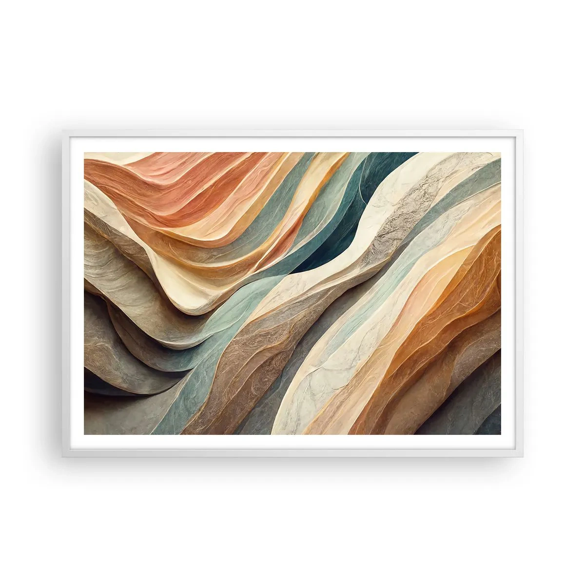 Poszter fekete keretben - Változás előtti pillanat - 100x70 cm