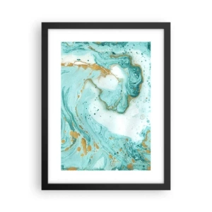 Poszter fehér keretben - Az Edo-korszak nagy hulláma alatt - 30x40 cm