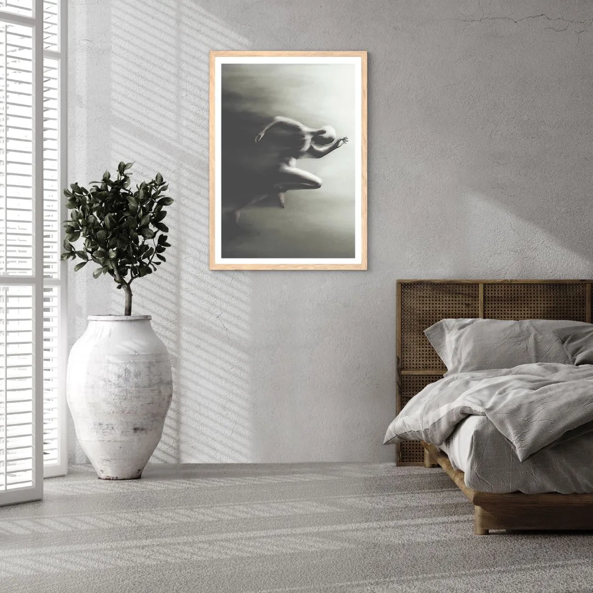 Poszter világos tölgy keretben - Megállíthatatlan - 50x70 cm