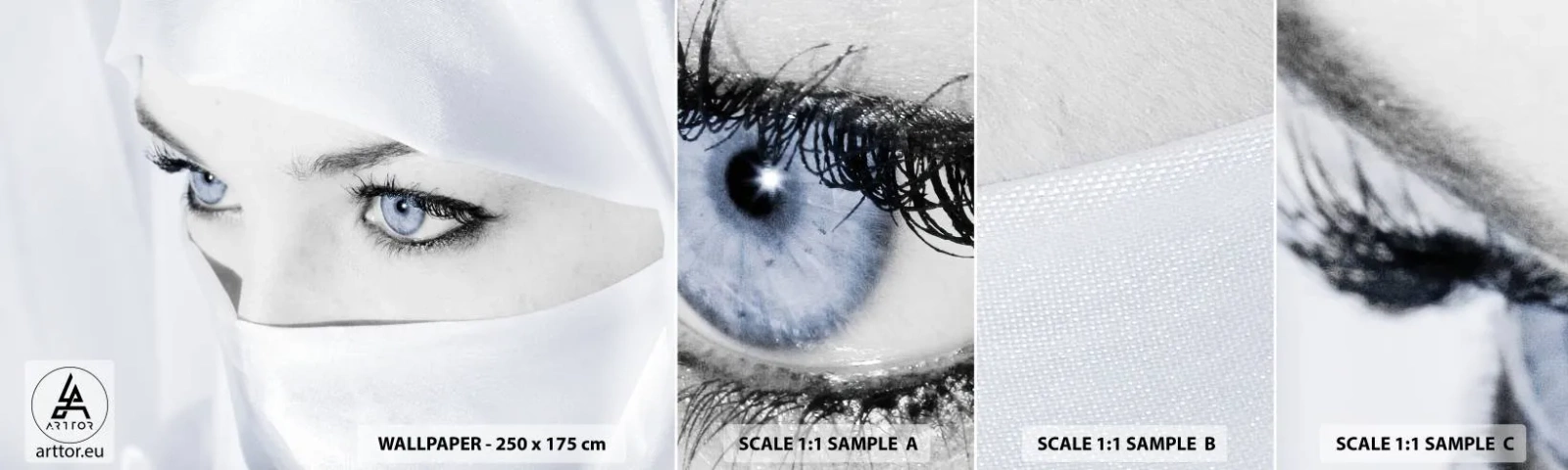 Fotótapéta Minta Standard Eco - Ezeregy éjszakából - Nő, Szemek, Kultúra - 100x30 cm