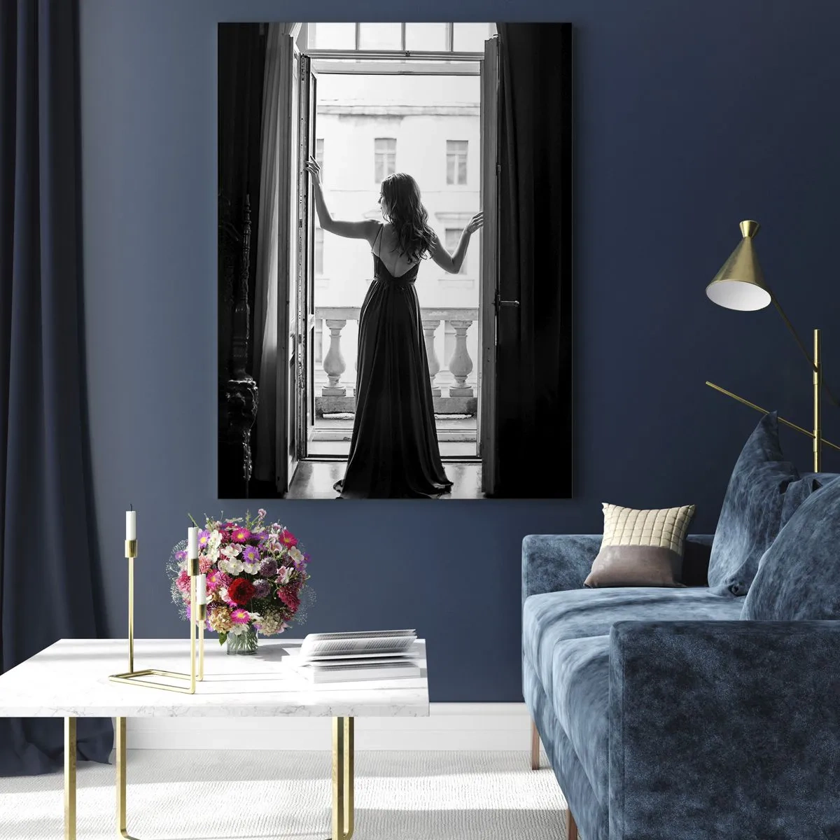 Üveg kép - Nagy stílusban - 80x120 cm