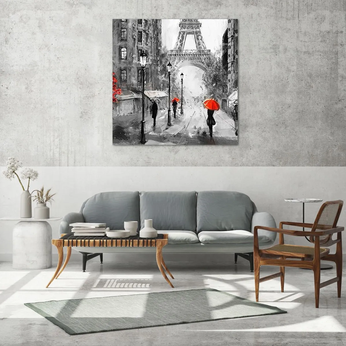 Üveg kép - Minden út hozzá vezet - 50x50 cm