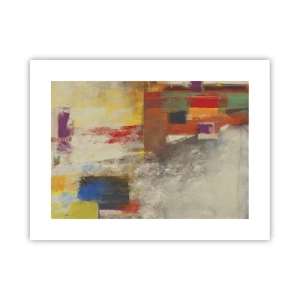 Poszter - Színgeometria - 40x30 cm