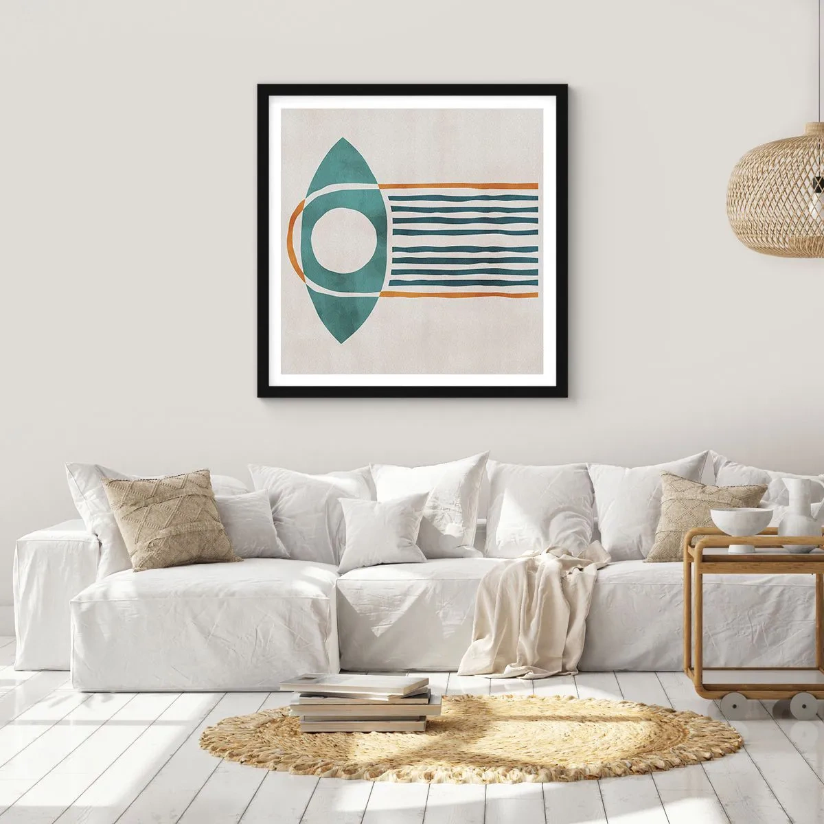 Poszter fehér keretben - Jelek és rituálék - 30x30 cm