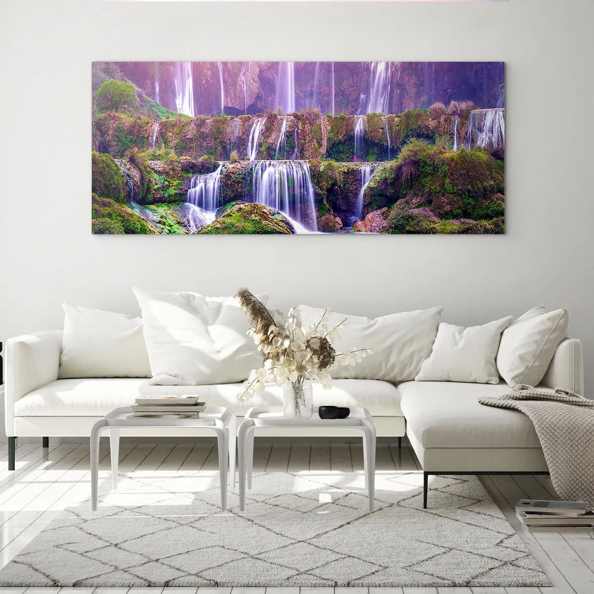 Üveg kép - Lépcső a menybe - 120x50 cm