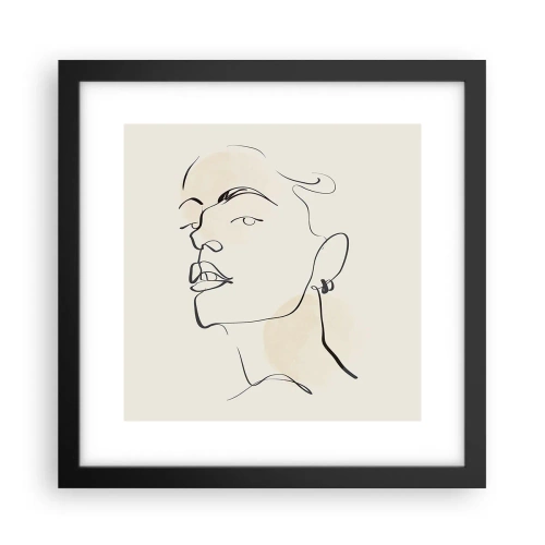 Poszter fehér keretben - Büszke tekintet - 30x30 cm