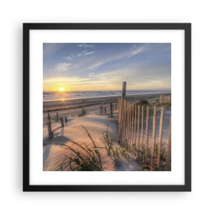 Poszter fehér keretben - A szél ragyogása és árnyéka - 40x40 cm