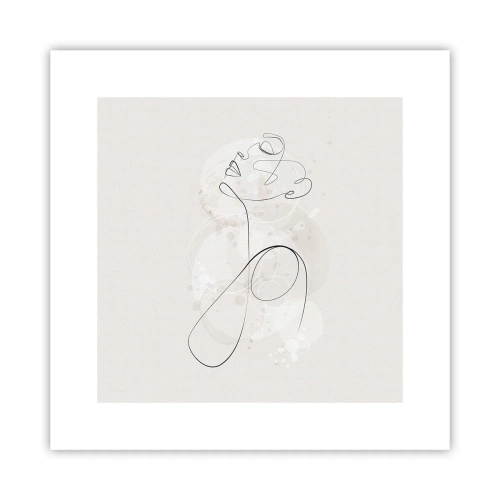 Poszter - A szépség spirálja - 30x30 cm