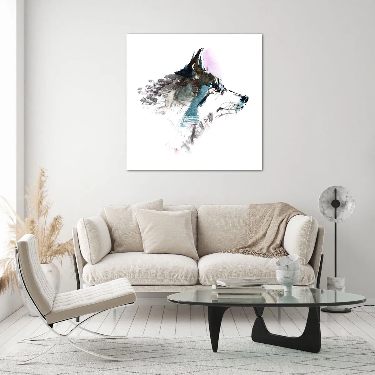 Üveg kép - Ne fesd az ördögöt a falra - 70x70 cm