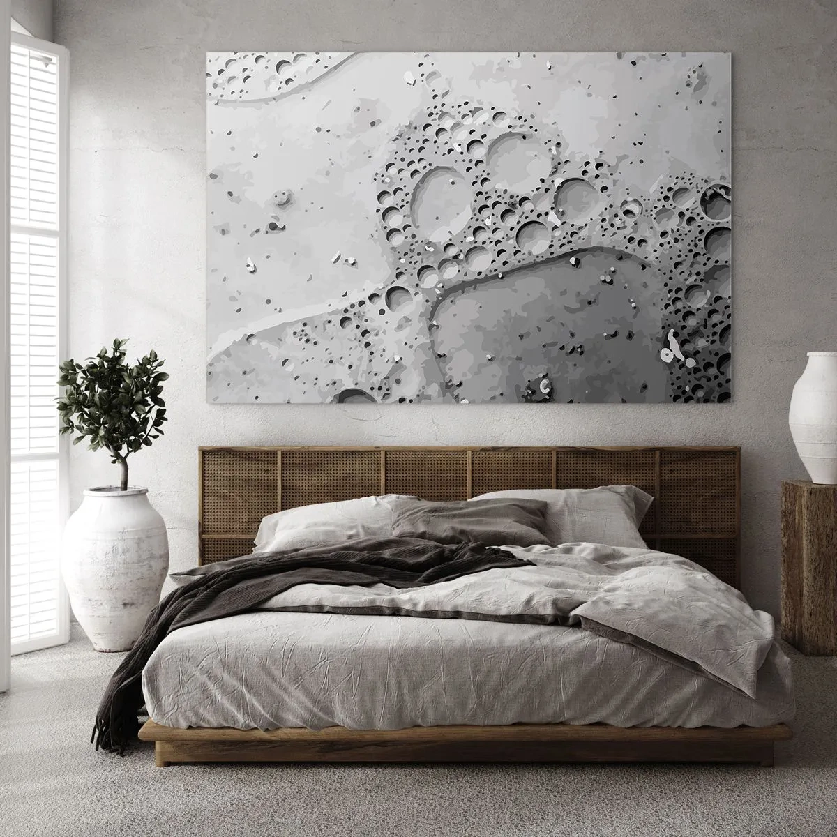 Üveg kép - Nyom a habban - 100x70 cm