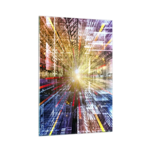 Üveg kép - Fényes folyosó - 80x120 cm