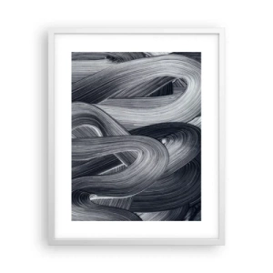 Poszter fekete keretben - A valóság folyékonysága - 40x50 cm