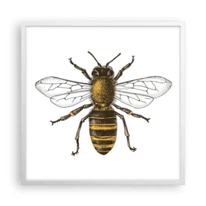 Poszter fekete keretben - Gyönyörű és jó - 60x60 cm